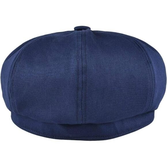 BOTVELA Men's Newsboy Flat Cap 100% Cotton Gatsby Ivy Golf Cabbie Hat - Picture 4 of 8